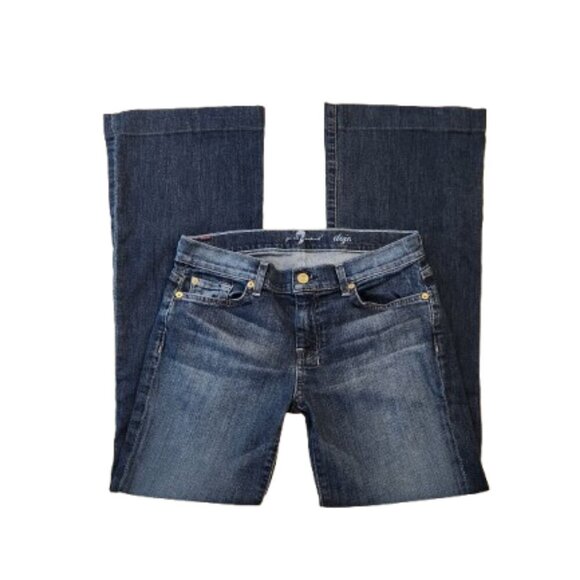 7 For All Mankind Mid-Rise Dojo Jeans - Picture 1 of 5